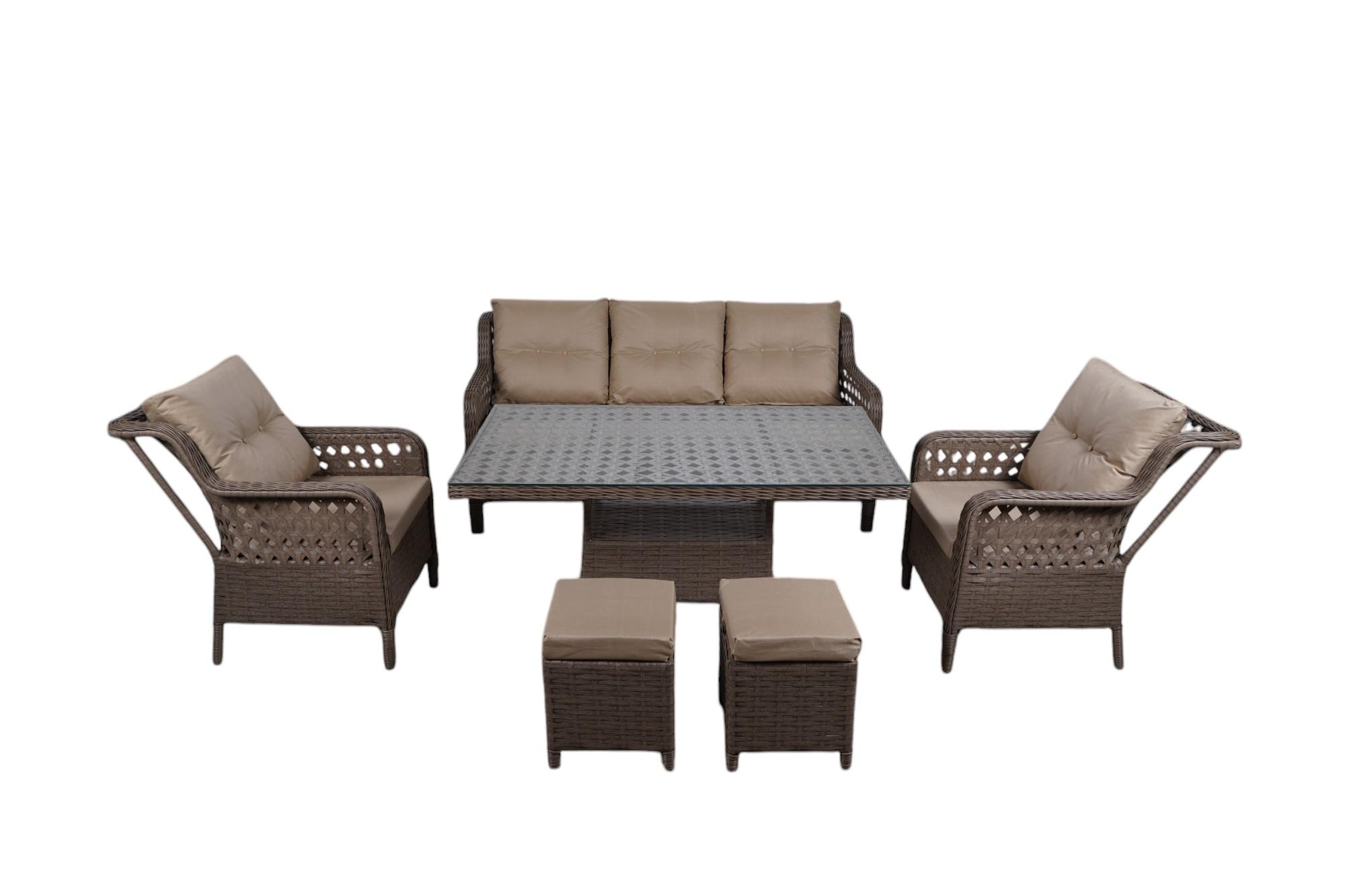 Klasik Rattan Bahçe Takımı — görsel 1